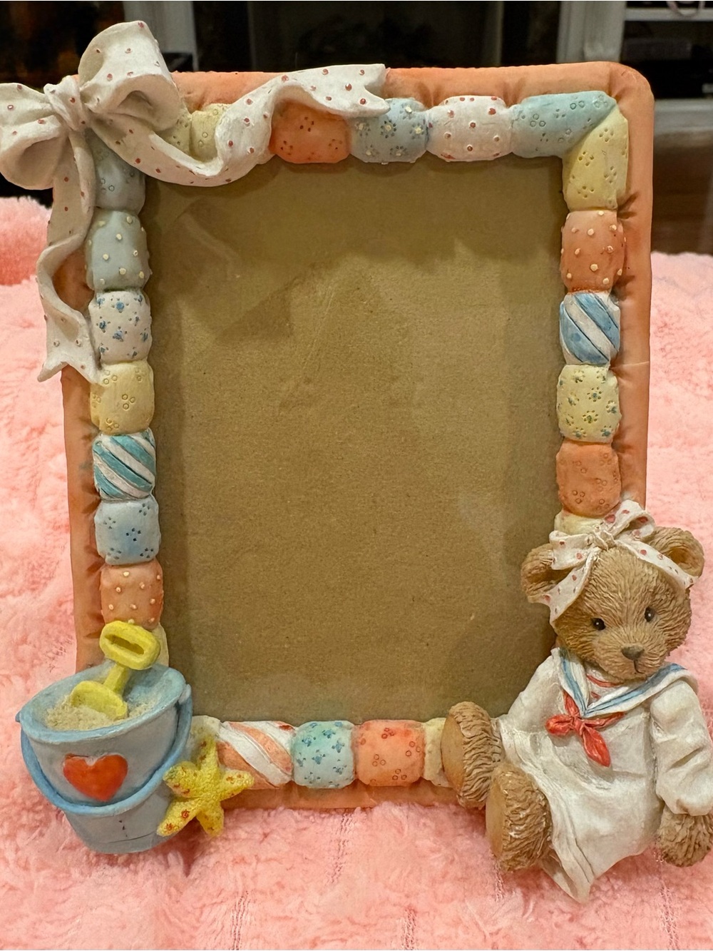 Cherished Teddies “Friends Keep You Smooth Sailing” picture frame.
